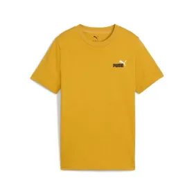 Laste Lühikeste varrukatega T-särk Puma Essentials 2 Color Kuldne