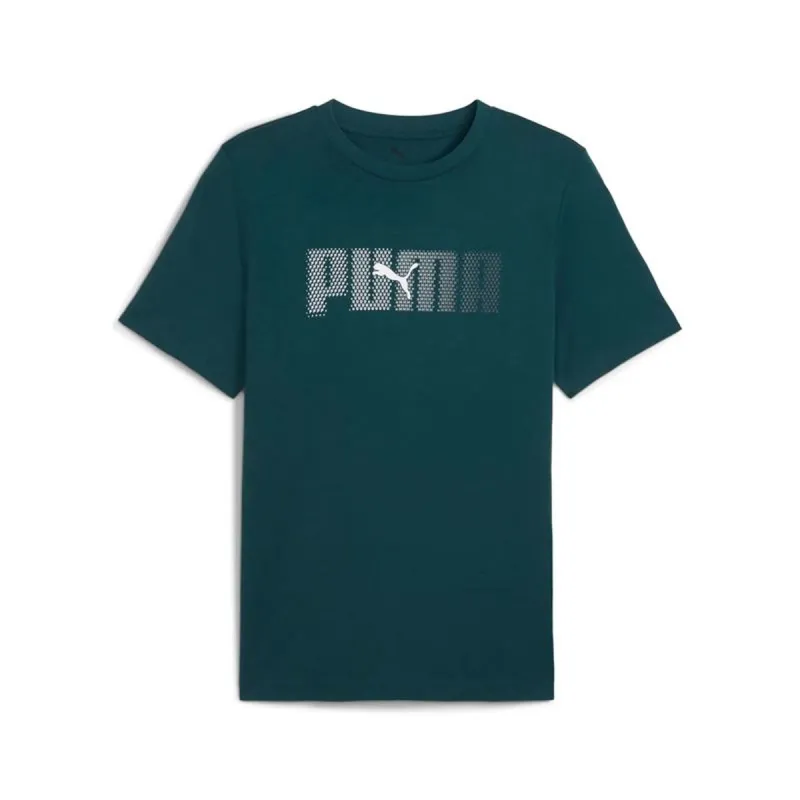 Lühikeste varrukatega T-särk, meeste Puma Essentials Logo Lab Sinine
