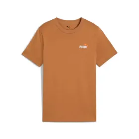 Laste Lühikeste varrukatega T-särk Puma Essentials 2 Color Karamell