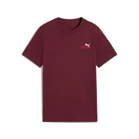 Laste Lühikeste varrukatega T-särk Puma Essentials 2 Kastanpruun