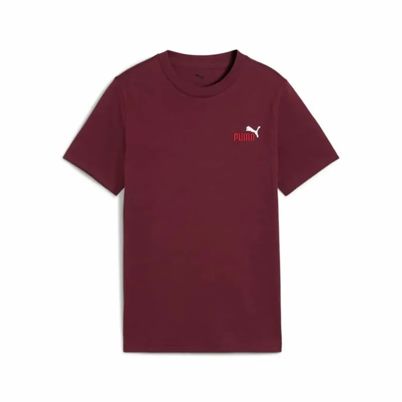 Krekls ar Īsām Piedurknēm Bērniem Puma Essentials 2 Sarkanbrūns