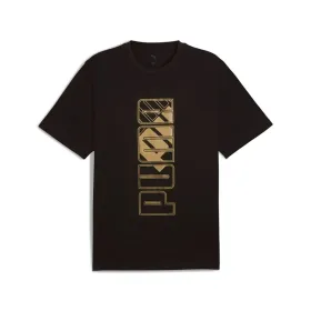Lühikeste varrukatega T-särk, meeste Puma Maximal Metallic Relaxed Tee Must