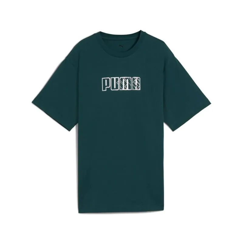 Sieviešu Krekls ar Īsām Piedurknēm Puma Maximal Metallic Relaxed