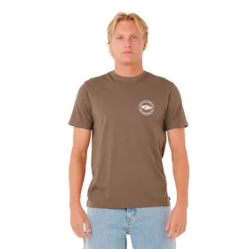 Lühikeste varrukatega T-särk, meeste Rip Curl Staple Helepruun