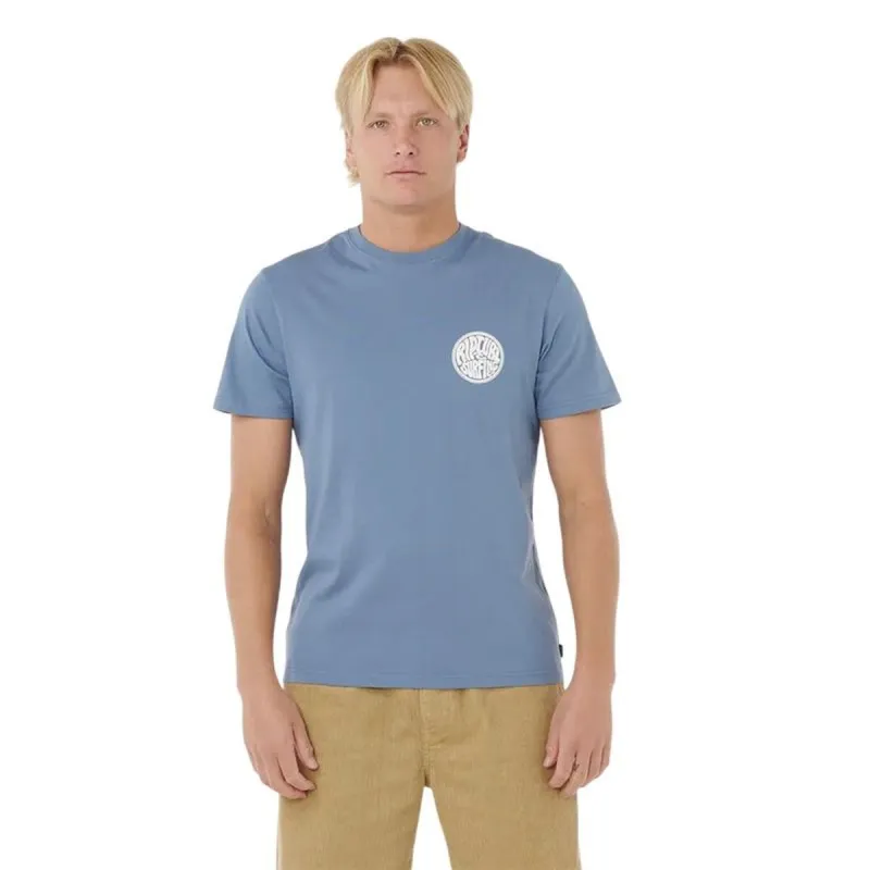 Vīriešu Krekls ar Īsām Piedurknēm Rip Curl Drifter Tee Zils