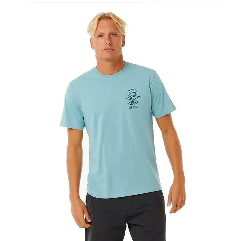 Miesten T-paita Rip Curl Search Icon Tee Vihreä