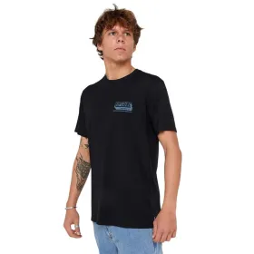 Vīriešu Krekls ar Īsām Piedurknēm Rip Curl Sportline FB Tee Melns