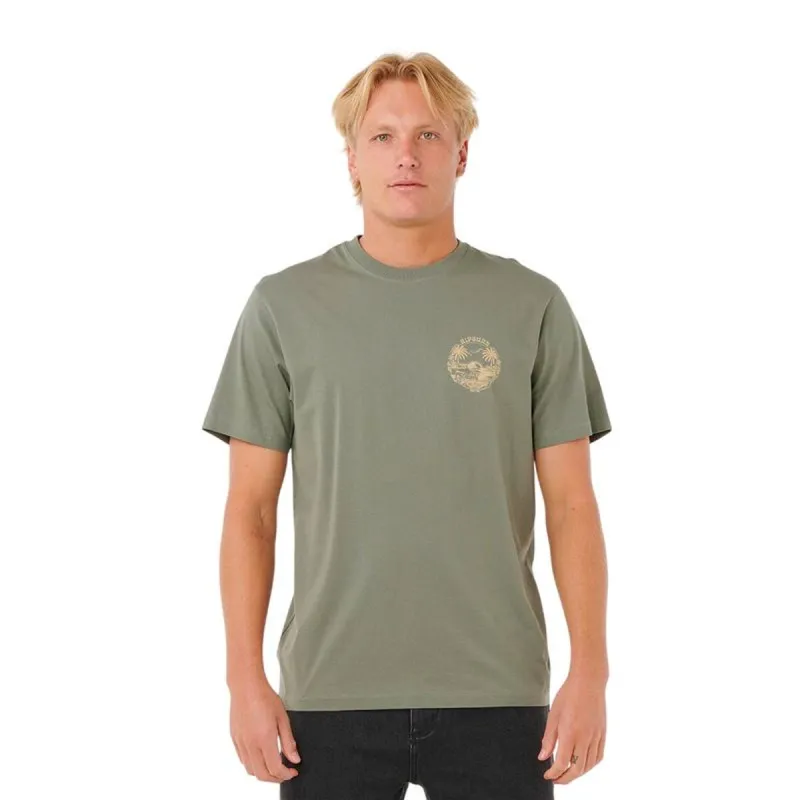 Lühikeste varrukatega T-särk, meeste Rip Curl Surf Trip Tee Sinine