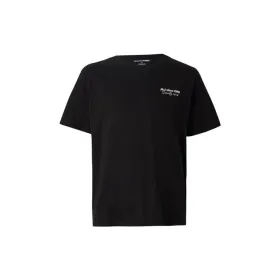 Vīriešu Krekls ar Īsām Piedurknēm Jack & Jones Jjninety Ss Crew Melns