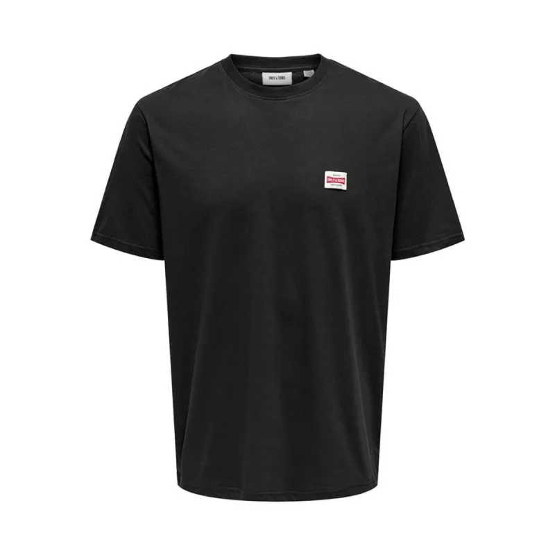 Lühikeste varrukatega T-särk, meeste Only & Sons Onsdawson Reg Ss Tee Vd Must