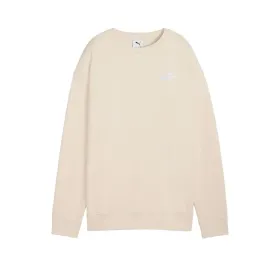 Naisten huputon collegepaita Puma Essentials Small No. 1 Logo Beige