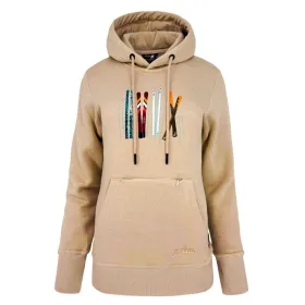 Naisten huppari Joluvi Cotton Ski Ecru