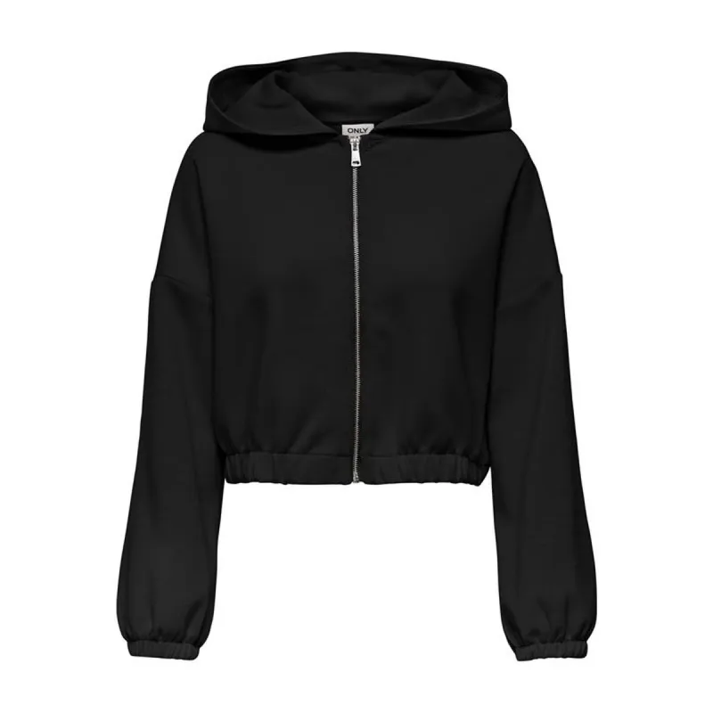 Pintsak Only Onlscarlett Ls Elastic Zip Hood Swt Noos Must