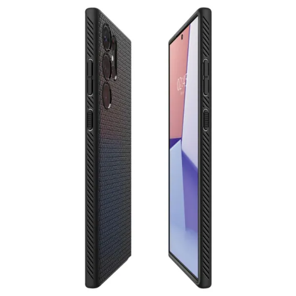 Spigen Liquid Air - Case for Samsung Galaxy S23 Ultra (Matte Black)