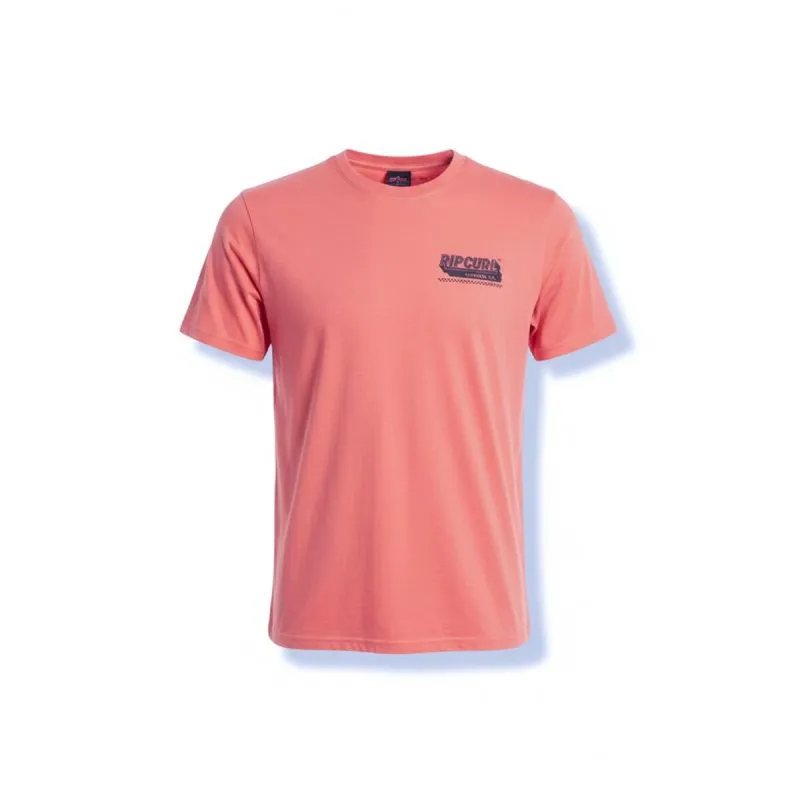 Vīriešu Krekls ar Īsām Piedurknēm Rip Curl Sportline FB Rozā
