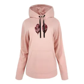 Dressipluus ilma kapuutsita, naiste Joluvi Hoodie Land Roosa