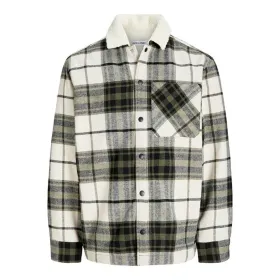 Pikkade varrukatega särk, meeste Jack & Jones Jjzac Teddy Overshirt Ls Oliiv