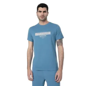 Vīriešu Krekls ar Īsām Piedurknēm 4F 4F M304 Indigo