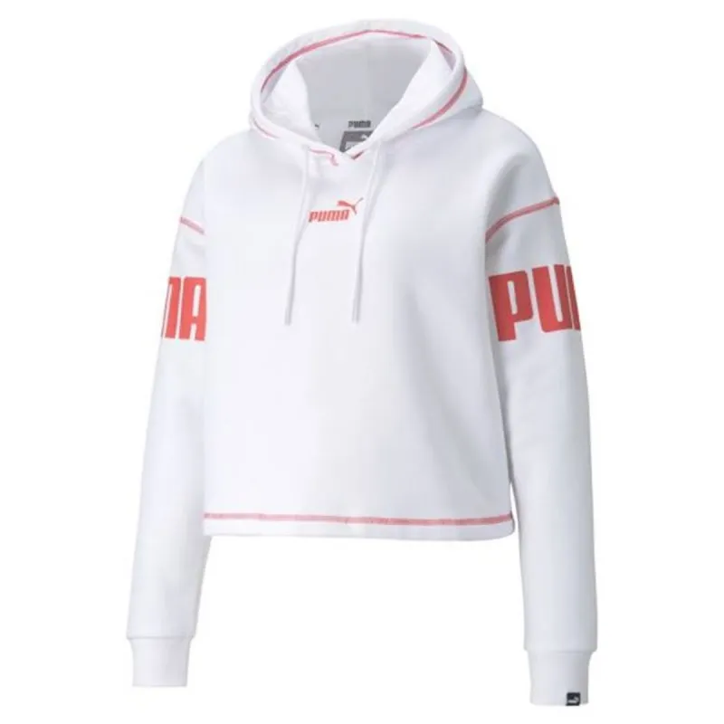 Moteriškas džemperis su gobtuvu Puma Puma Power Hoodie Fl W Balta