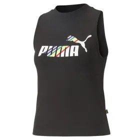 Naisten hihaton toppi Puma Ess+ Love Is Love Sl Musta