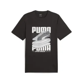 Miesten T-paita Puma Graphiccs Sneaker Musta