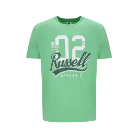 Miesten T-paita Russell Athletic Amt A30101 Vaaleanvihreä