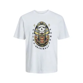Lasten Lyhythihainen paita Jack & Jones Jorheavens Crew Neck Valkoinen