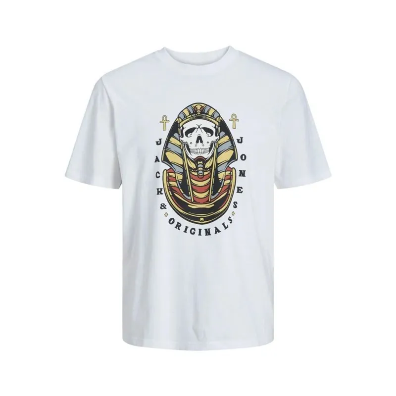 Vaikiška Marškinėliai su trumpomis rankovėmis Jack & Jones Jorheavens Crew Neck Balta