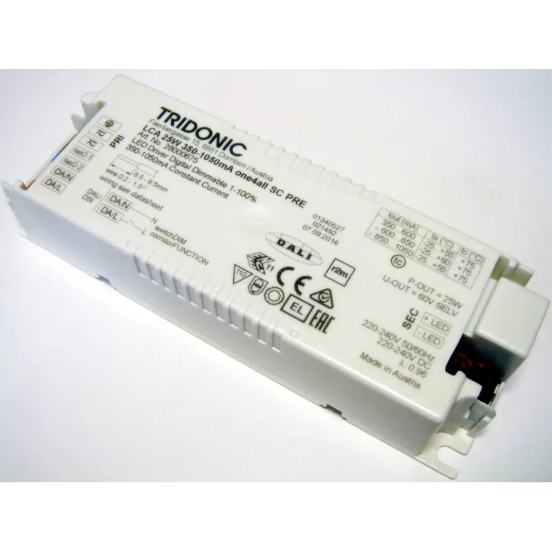 LCA 25 Вт 350–1050 мА one4all SC PRE - Tridonic