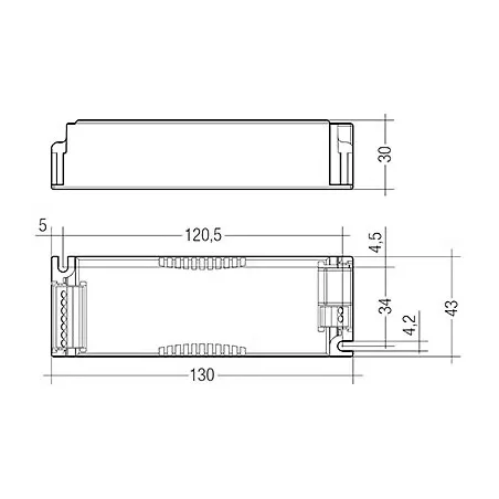 LCA 25 W 350–1050 mA one4all SC eelsoojendi - Tridonic