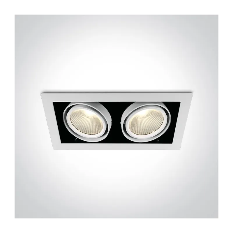 ONE Light | 51230/W/W БЕЛЫЙ COB-светодиод 2x30 Вт WW 38° 230 В