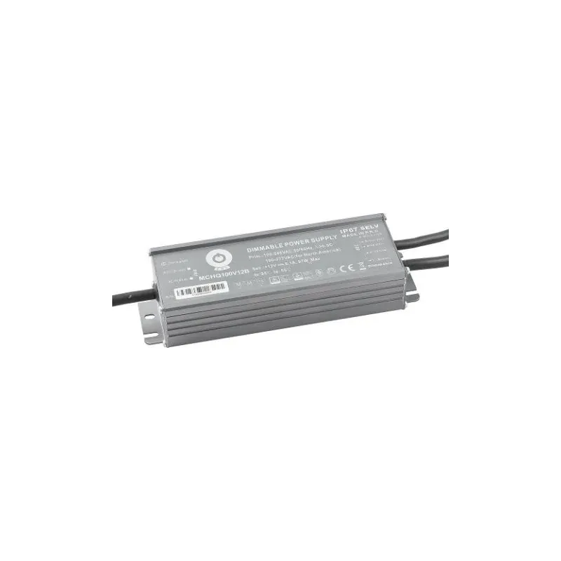 Komutācijas barošanas bloks 24V/4.1A DIMMING 3 W 1, sudrabkrāsas korpuss MCHQ100V24B-SC