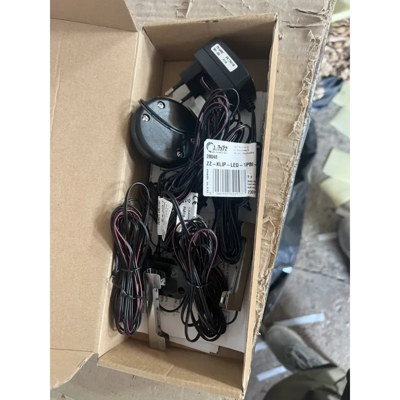 4 vnt. spaustukai ZZ-KLIP-LED-1PBI-MH1