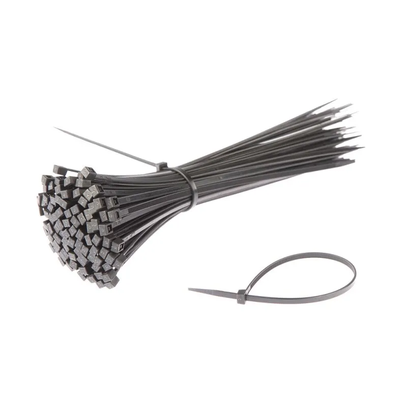 Nippusiteet SapiSelco 200 x 7,5 mm, valkoiset, 100 kpl.