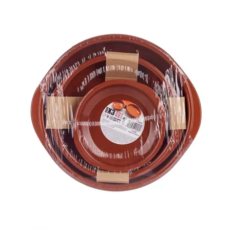 La Dehesa māla katlu komplekts, 3 daļas, brūns, 16 cm