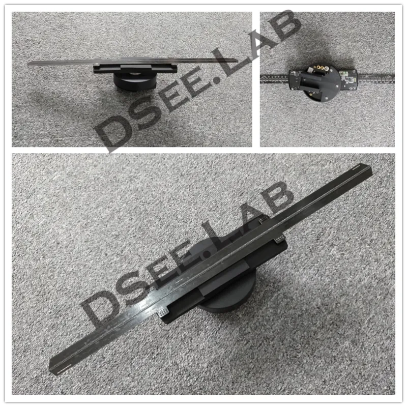 DSEELAB™ hologrammas 3D displeja LED ventilators D50 bez pārsega