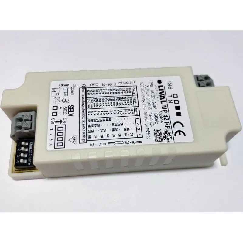 13-44W LED-muuntaja MP42 RF AC 220/240V Lival