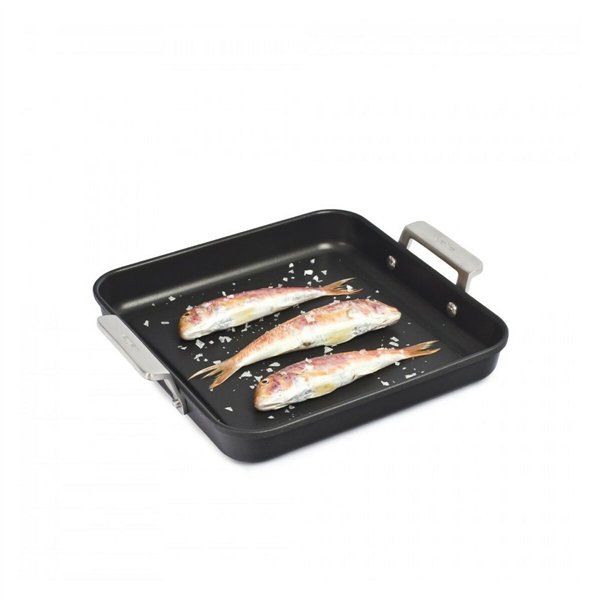 Grill pan Valira 4688/25 Black Aluminium Ø 28 cm