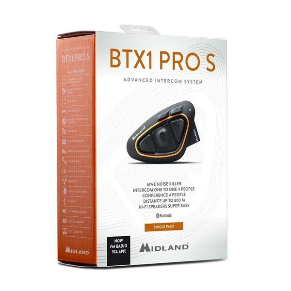Intercom Midland BTX1 PRO S-SINGLE 1 Dalys