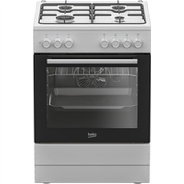 Gas Cooker BEKO FBE62120WD White Black