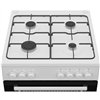 Gas Cooker BEKO FBE62120WD White Black