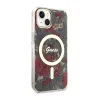 Guess Flower MagSafe - Case for iPhone 14 (Green)