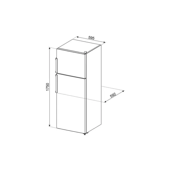 Combined Refrigerator Smeg FD32F White