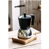 Italian Coffee Pot BRA INOX BLACK 3T Black