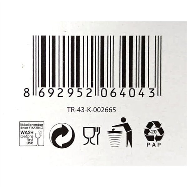 Set of bowls 310 cc (6 pcs)