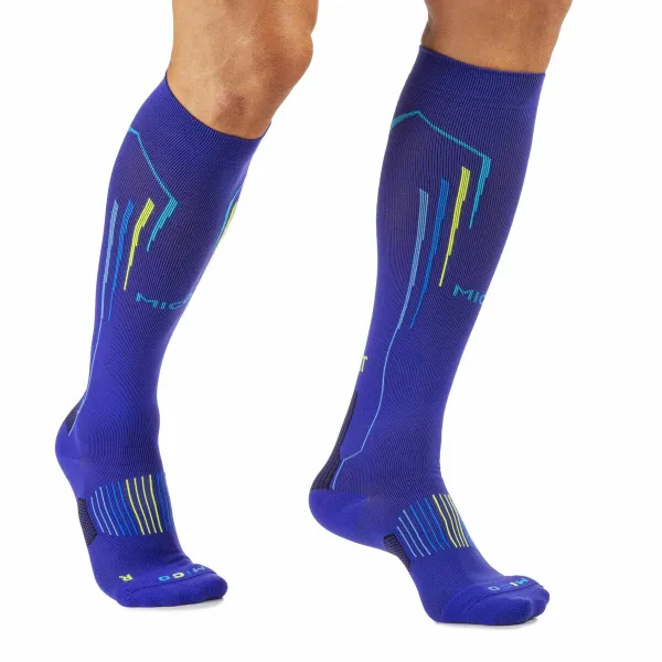 Компрессионные носки Mico OXI-JET COMPRESSION Синий