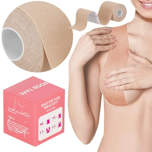 Bust modeling tape, boob tape Springos BA0002 5 m x 7.5 cm