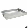 Rectangular Mould VR Silver Aluminium 30 x 19 x 3,5 cm (5 Units)