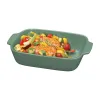 Küchenprofi Porto – Ceramic roasting dish / baking dish 30×19×6.5 cm (green)