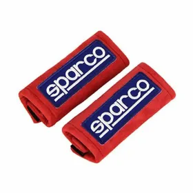 Turvavyön pehmusteet Sparco 01099RS Mini Punainen (2 uds)
